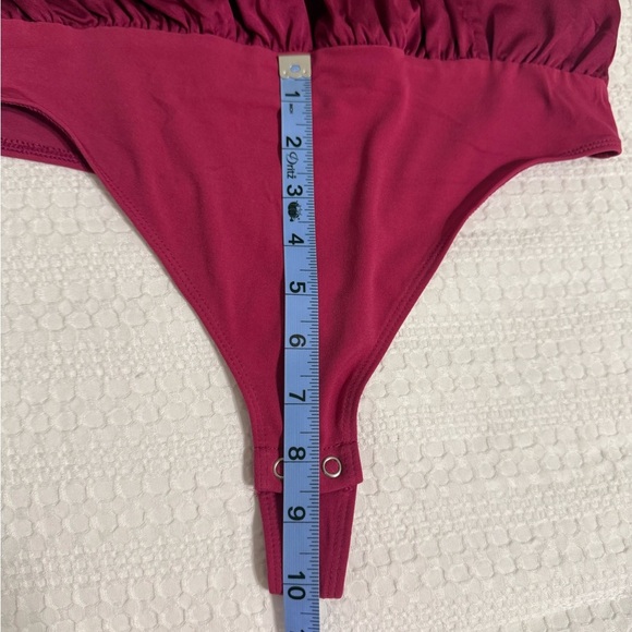 Express Fuchsia Sleeveless Bodysuit - Picture 7 of 8